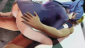 yuuka-san cowgirl riding with big tits squirting creampie in anime hentai