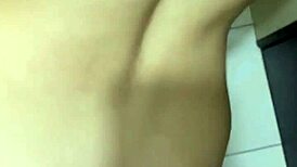 I met this brunette at the party and quickly fucked her bent over in the club bathroom.