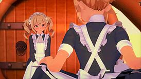 Damn! Maids Jean in wild Genshin Impact threesome!