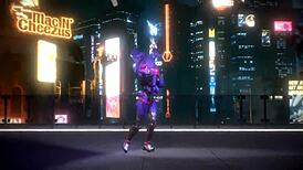 Bonnie from FNF dances seductively as Bonfie in Kpop-Queencard 3D cartoon style.