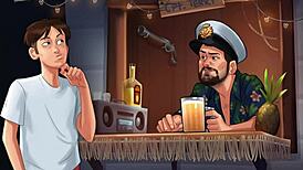 În Summertime Saga, ea se bagă în aventuri hentai cu personaje