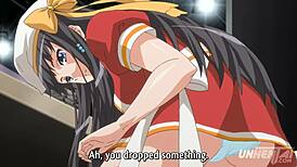 Step sister fingered sneakily in public hentai