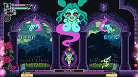 Flip Witch Pixel Hentai Game Monster Cock Titjob and Facial