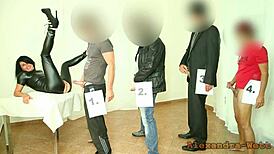 This cumshot party has big cocks filling my holes deep