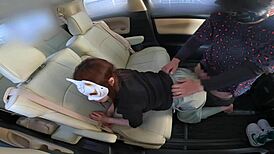 Intense Car Action with Homemade Gay Couple Going Hard