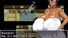 I, Natsuki, got so excited fucking all my village friends with anal and pussy creampies in the hentai game episode 19