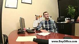 Office twink sparks curiosity with unexpected moves in private setting