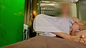 Hostel Mixed Room Shared Bathroom Handjob Sparks Unexpected Thrills