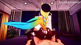 Uma Musume rides in cowgirl with squirting 😍