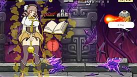 witch girl gets corrupted in this anime game mod