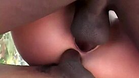 Naughty Babe Fucking Threesome Interracial