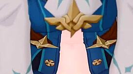 Anime hentai creampie in 3D cartoon porn