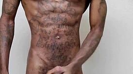 Short Video Nice Cumshot From Big Ebony Cock!