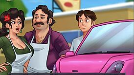 In Summertime Saga, She Engages In Hentai Adventures With Characters