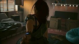 have you seen claire russell in the laguna bend sex scene from cyberpunk 2077? it's hot!