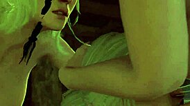 Lodge corruption with huge cock in 3D animation, wow! 😍