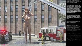 Big Apple Small 18+ Gesture Episode 7 - Intense 3D Cartoon Sex!