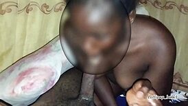 Landlord's Son Fucks Sexy Black Pumpkin In Bedroom 😈