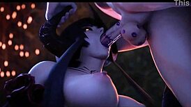 Nina Williams Sucks In Case Files Compilation