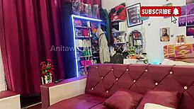 she uses a dildo on her ANAL HOLE at home