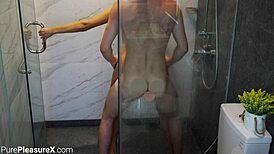 perverted milf licks pussy in hotel orgy cumshot party