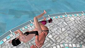 Watch Cute Lesbian Girls Fuck in Spoon Position in 3D Animation!