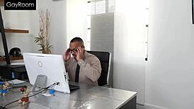 Gamer Stepson Rides Stepdad's Black Cock Hard