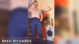 Reed Richards teases with Halloween edging and bondage in preview