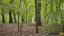 mature4k kinky giantess diana loves pet play outdoors with strangers in stockings! 😈