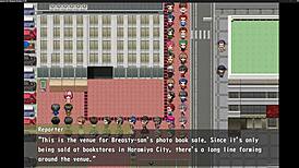 magical girl with big tits fingering in game