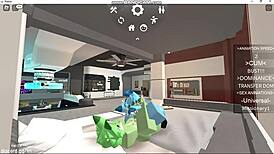 I watch these Roblox furry gays have comfortable oral sex in their world