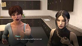 bound in anime game hentai scene nineteen