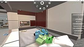 I watch these Roblox furry gays have comfortable oral sex in their world