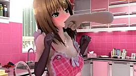 Wow, check out this hentai milf getting a hardcore kitchen fuck now!