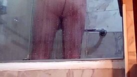 Pelado na sauna gay enjoying a steamy big ass massage