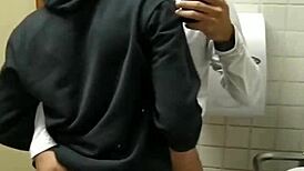 Got a Tasty Blowjob from a Guy in the Disabled Bathroom