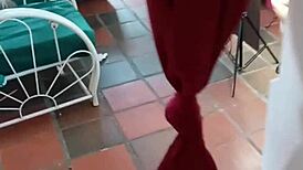 Gordita Webcam Worker Takes a Break to RIDE HARD!