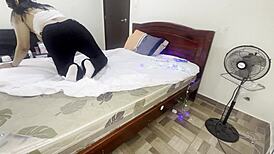 Lonely Neighbor Masturbates To Orgasm Waiting For New Year