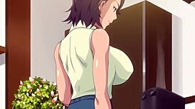 hentai wife gets blowjob in cheating episode 😈