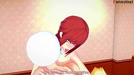 why is makima chained in this anime bondage sex with full pov?