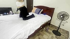 Lonely Neighbor Masturbates To Orgasm Waiting For New Year