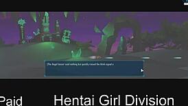 hentai girl division neko in action