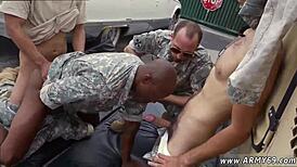 Thai army boy gets fucked hard first time