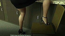 bound in anime game hentai scene nineteen