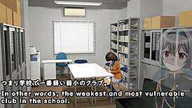 I played this hentai game with shadows fucking in the clubroom, machine translated subtitles by silent v ghost1 2