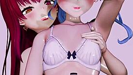 Watch these NTR lesbians scissoring with vibrators? So hot!