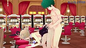 intense sex between himiko toga and izuku