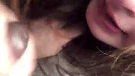 Lesbian Bestfriend Gets Facefucked On Car Ride