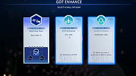 Giant naked waifu busts out in hentai game