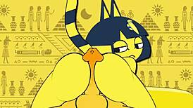 Original Ankha Animation With Suggestive Hentai Scenes